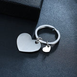 Personalized Stainless Steel Key Chain for Family Love Special Date