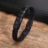 Family Names Bracelet for Men, Name Bead Leather Bangle, Love Gift
