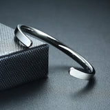 Children Stainless Steel Bangle 5mm Cuff Bracelet Name Personalize Love Gift