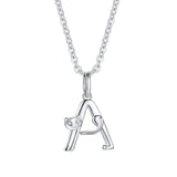 Cat Necklaces Initial Letter Pendant Collar