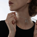 Cat Necklaces Initial Letter Pendant Collar