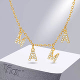 Dainty Bling MAMA Necklaces for Women, Gold Collar Jewelry