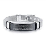 Cross Bible Verse Bracelets for Men Woman Christian Jewelry