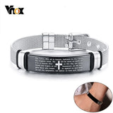 Cross Bible Verse Bracelets for Men Woman Christian Jewelry