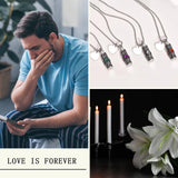 Custom Name Urn Necklaces, Memorial Cremation Pendant, Heart Collar