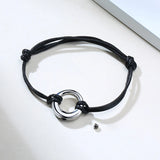 Circle of Life Urn Ashes Bracelet for Men Women