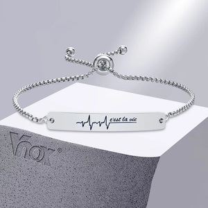 Personalized Stainless Steel Name Bracelets for Women