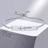 Personalized Stainless Steel Name Bracelets for Women