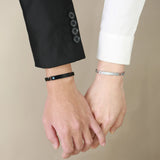 Engraving Couple Bracelets, Customize Stainless Steel ID Bangle