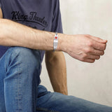 Engraved Medical Bracelet Stainless Steel Chain ID Bangle