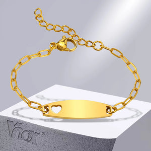 Engraved Name Bracelets for Kids, Personalized Bangles, Perfect Gift for Babies