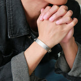 Customized Stainless Steel ID Bracelet for Him