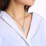 Personalized Engrave Name BFF Necklaces Stainless Steel Couple Pendants Set