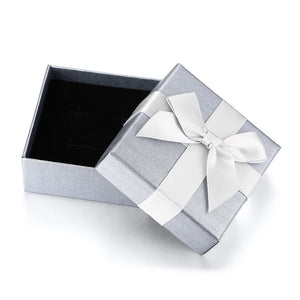 Elegant Grey Gift Box for Jewelry, 7*7*3.5cm