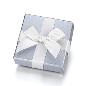 Elegant Grey Gift Box for Jewelry, 7*7*3.5cm