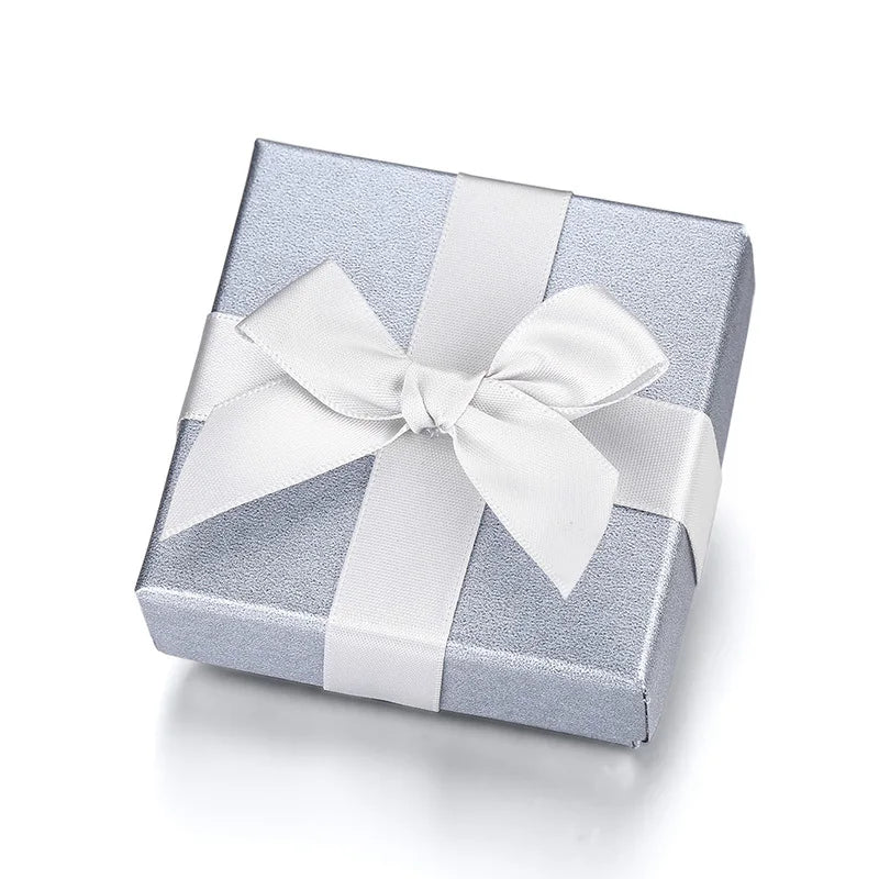 Elegant Grey Gift Box for Jewelry, 7*7*3.5cm