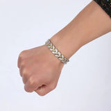 Men's Health Magnetic Wheat Chain Bracelet Power