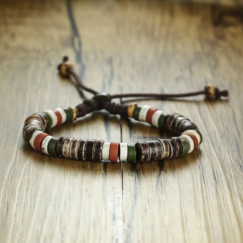 Holiday Natural Stone Beaded Bracelets for Men Women