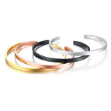 Inspirational Bracelet for Women 4mm Cuff Bangle Gift Support Spanish French