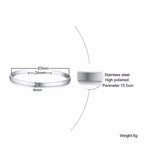 Inspirational Bracelet for Women 4mm Cuff Bangle Gift Support Spanish French
