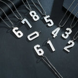 Custom Jersey Number Necklace for Men and Women