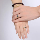 His & Her's Tungsten Carbide Wedding Rings 6MM/4MM