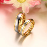 His & Her's Tungsten Carbide Wedding Rings 6MM/4MM