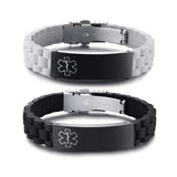 Women's Disease Name Medical Bracelet - Silicone Wrist ID