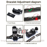 Men Medical Alert ID Bracelet Stainless Steel Pain Relief Bangle