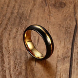 Men's 6MM Tungsten Carbide Ring Wedding Party Jewelry