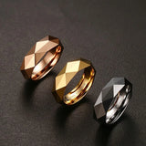 Men's Tungsten Carbide Wedding Ring Size 6-11