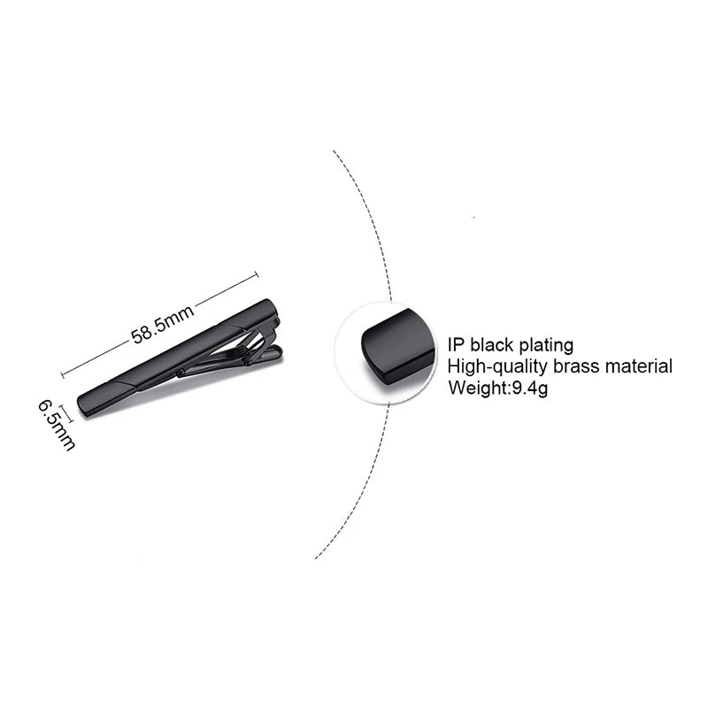Men's Classic Tie Clip and Jewelry Accessory