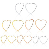Large Hoop Earrings for Women, Stainless Steel Round Ear Gift Jewelry