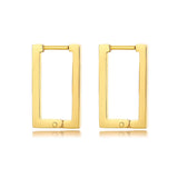 Minimalist Square Hoop Earrings for Women