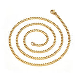 Mother of God Necklace Pendant Gold-color Stainless Steel Christian Jewelry