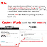 Name Necklace Personalized Women Men Sweetheart Party Jewelry