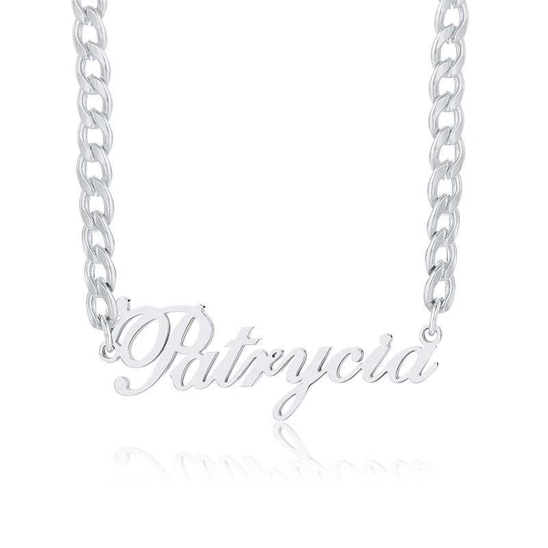 Name Necklace Personalized Women Men Sweetheart Party Jewelry