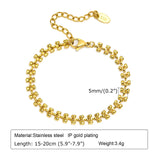 Stainless Steel Bow-knot Chain Bracelet Women's Jewelry