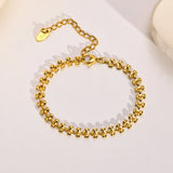 Stainless Steel Bow-knot Chain Bracelet Women's Jewelry