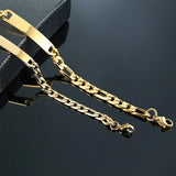Couple Bracelets Stainless Steel Chain Bracelet Gift