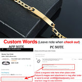 Couple Bracelets Stainless Steel Chain Bracelet Gift