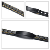 Personalized ID Jewelry Therapy Healing Magnetic Bracelet for Men