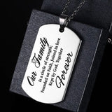 Personalized Image Necklaces Stainless Steel Dog Tag Pendant