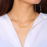 Personalized Name Necklace Signature Necklace Jewelry Women