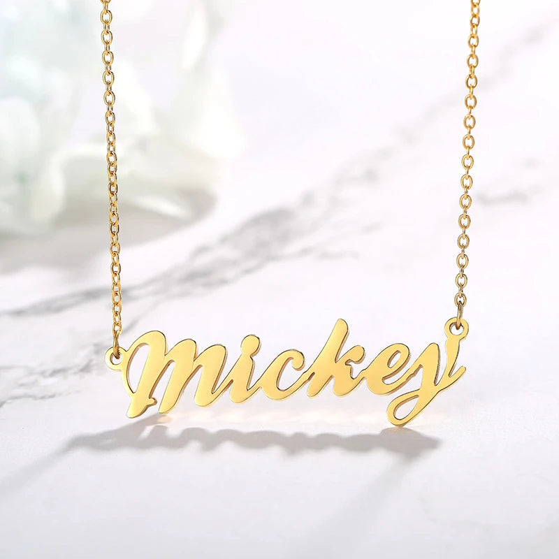 Personalized Name Necklace Signature Necklace Jewelry Women