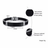 Personalized Stainless Steel ID Bracelets for Men Women