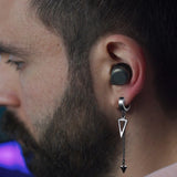 Punk Stainless Steel Hoop Clip Earring for Men Women