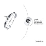 Punk Nordic Vikings Cuff Bangles Bracelets for Men