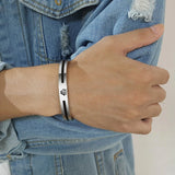Punk Nordic Vikings Cuff Bangles Bracelets for Men