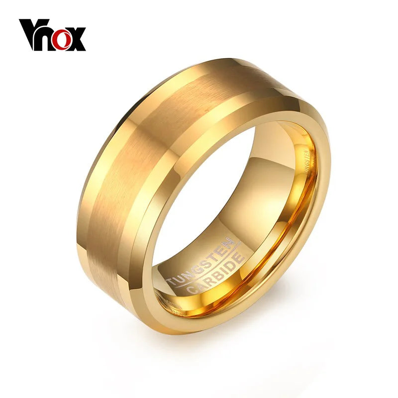 Men's Tungsten Rings US Size 7-12 Wedding Gift